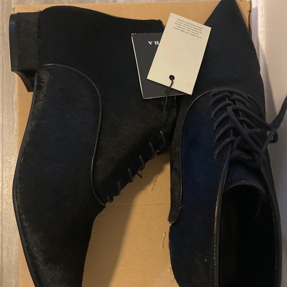 Zara Leather Ankle Booties - Picture 5 of 9